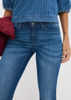 bonprix Jean bootcut taille mi-haute, extensible|Femme Jeans