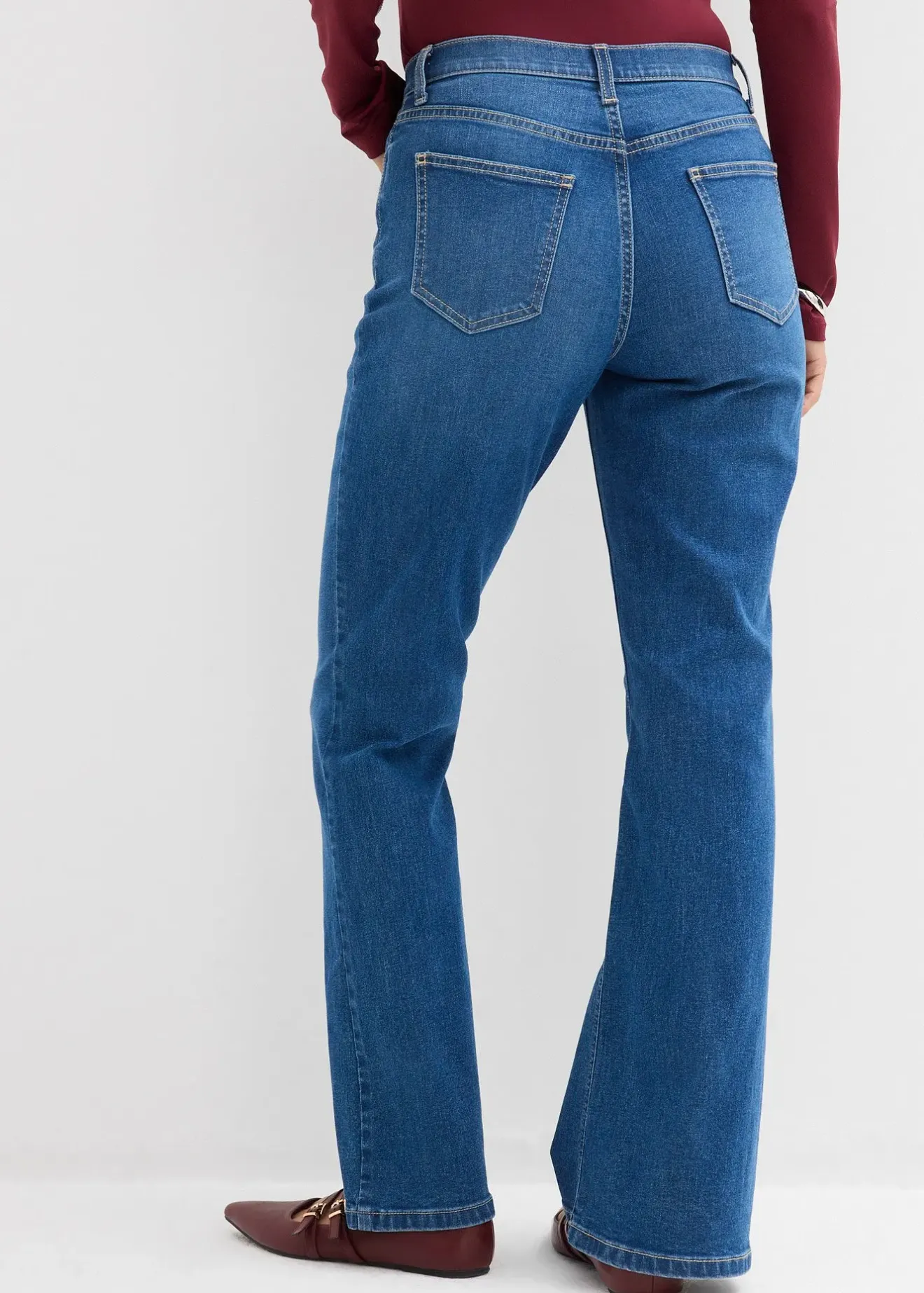 bonprix Jean bootcut, taille mi-haute|Femme Jeans