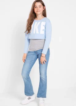 Enfant bonprix Vêtements Enfant|Filles 9-16 Ans·Jeans|Jean bootcut taille mi-haute