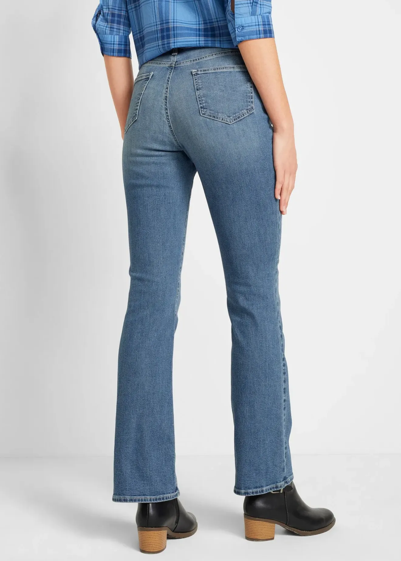 bonprix Jean bootcut, taille mi-haute|Femme Jeans