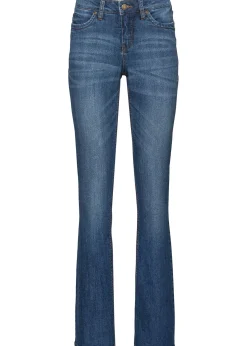 bonprix Jean bootcut taille mi-haute, extensible et confortable|Femme Jeans|Tailles Petite