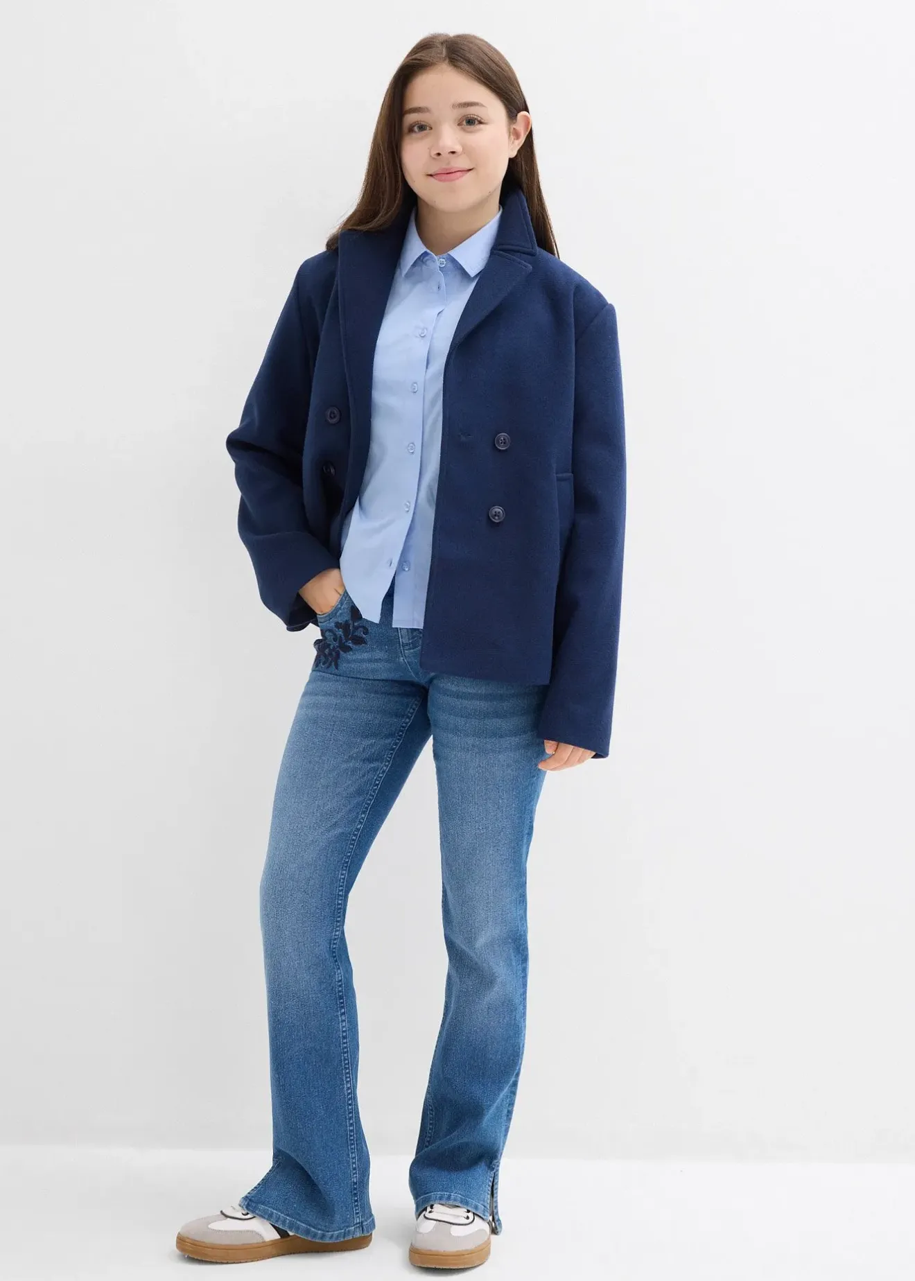 Enfant bonprix Vêtements Enfant|Filles 9-16 Ans·Jeans|Jean Bootcut taille mi-haute