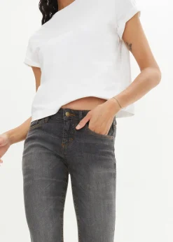Femme bonprix Tailles Petite|Jeans|Jean bootcut taille mi-haute, extensible