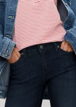 bonprix Jean bootcut taille mi-haute, extensible|Femme Tailles Petite