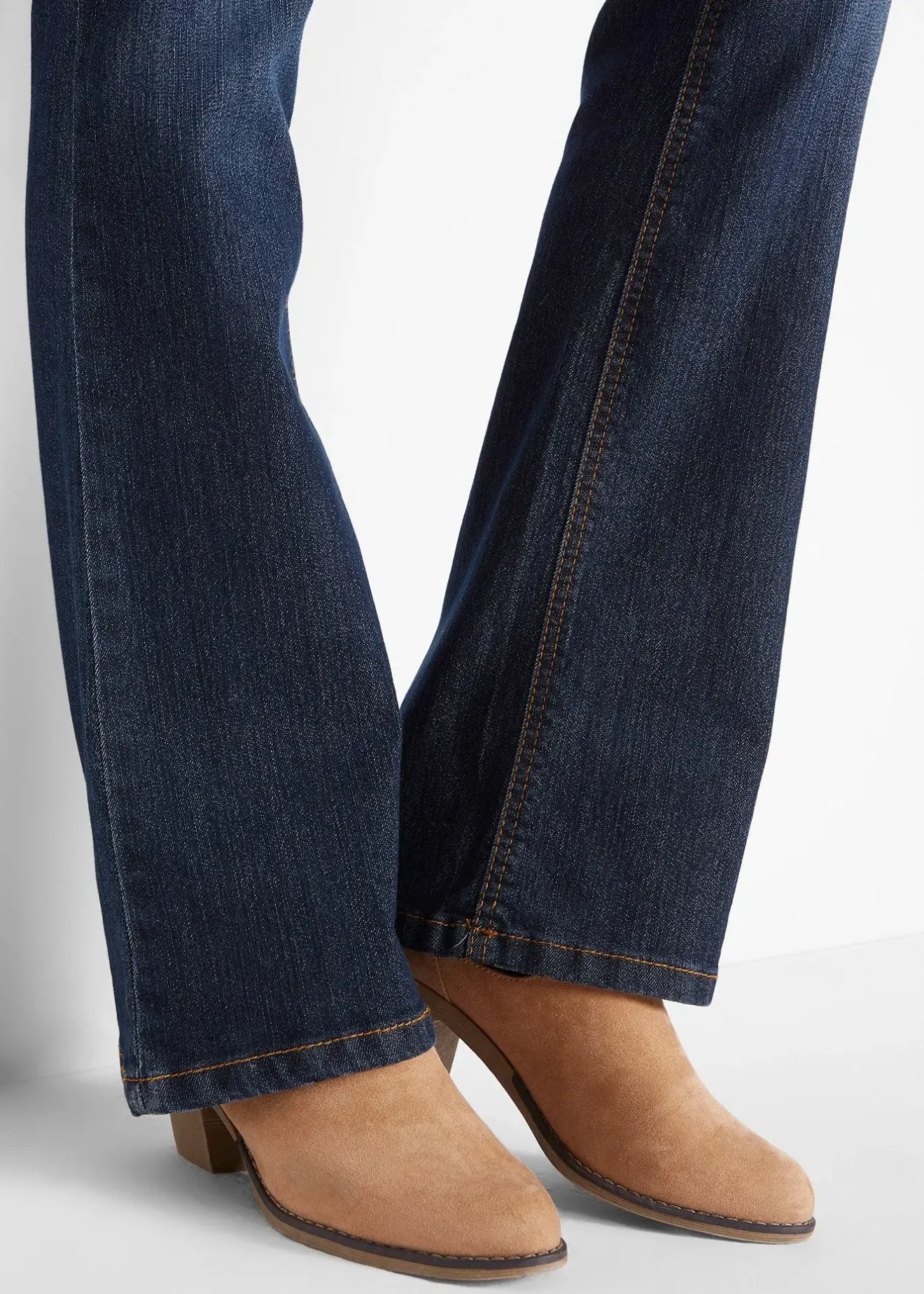 Femme bonprix Jeans|Tailles Petite|Jean bootcut taille mi-haute, extensible et confortable