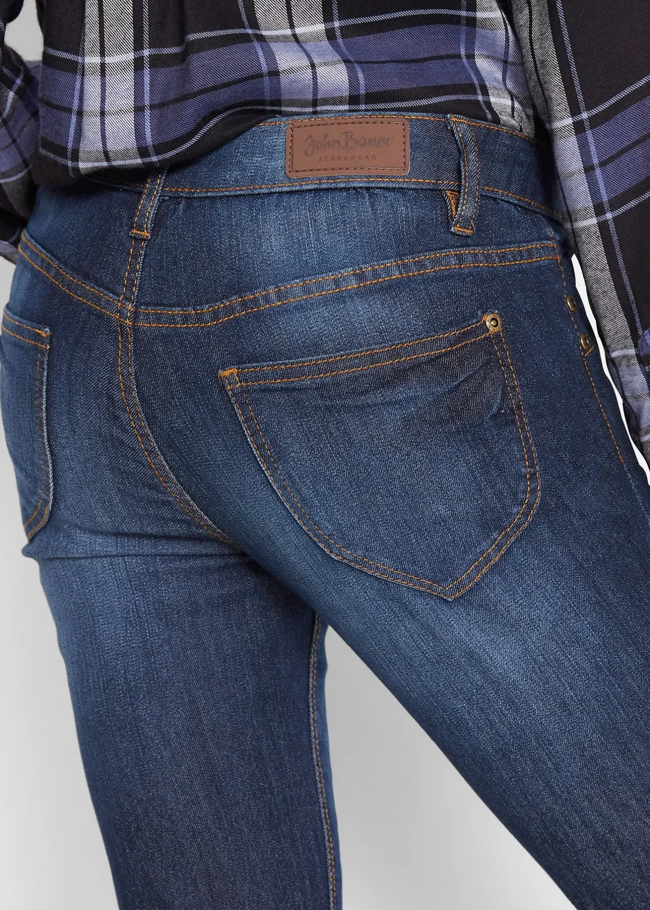 Femme bonprix Jeans|Tailles Petite|Jean bootcut taille mi-haute, extensible et confortable