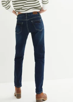 Femme bonprix Jeans|Jean Boyfriend taille mi-haute, extensible