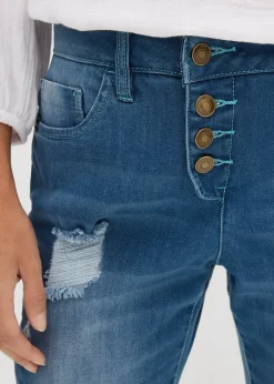 bonprix Jean boyfriend taille mi-haute|Femme Jeans