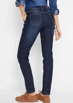 bonprix Jean boyfriend taille mi-haute, extensible|Femme Jeans