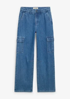 bonprix Jean cargo droit et loose, taille réglable|Enfant Vêtements Enfant|Garçons 9-16 Ans·Jeans