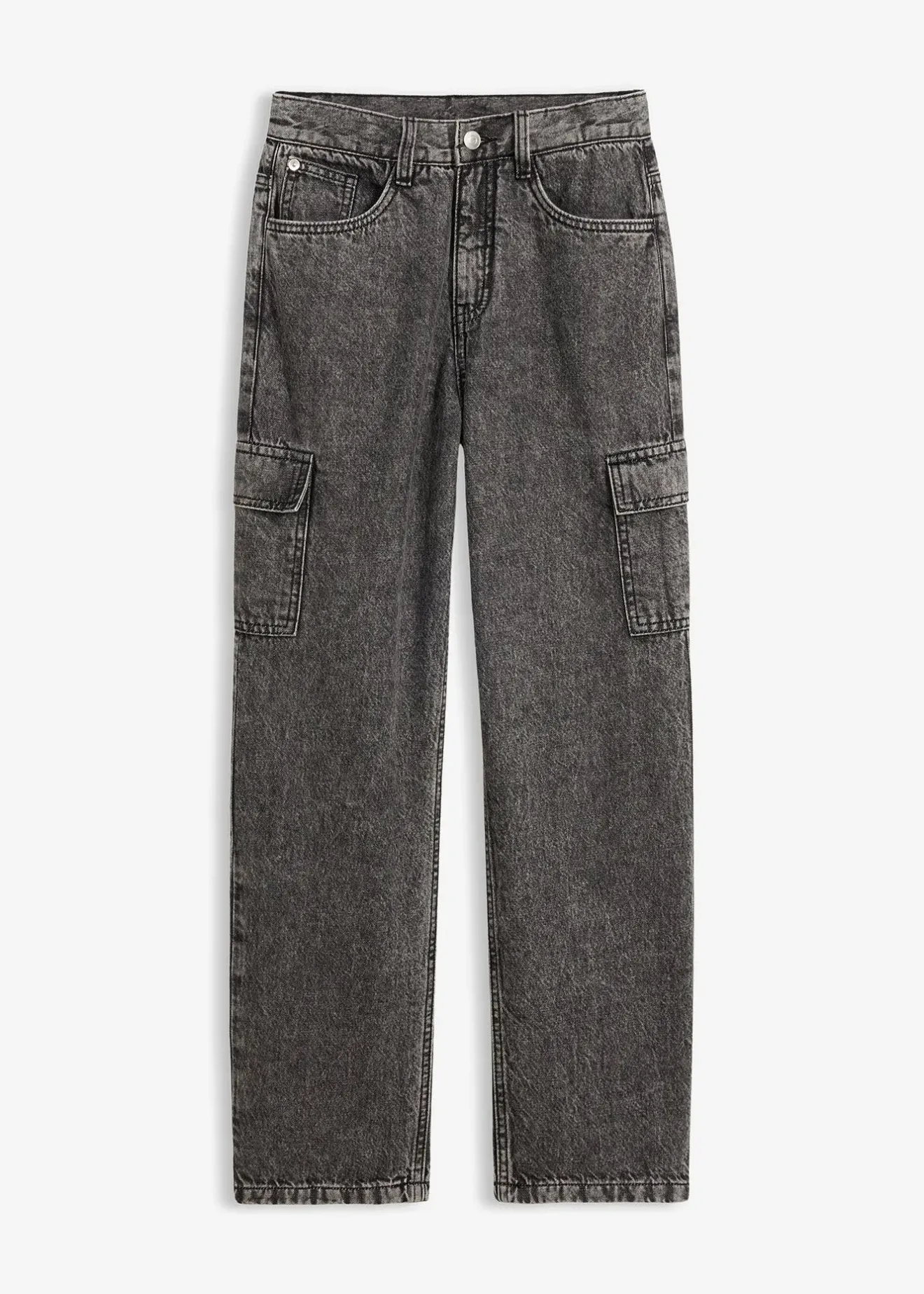 bonprix Jean cargo loose à taille réglable, droit|Enfant Vêtements Enfant|Garçons 9-16 Ans·Jeans