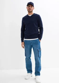 bonprix Jean cargo loose, droit|Homme Jeans