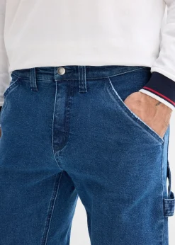 bonprix Jean charpentier loose à taille élastiquée, droit|Homme Jeans