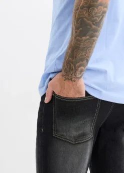 bonprix Jean classique à taille élastiquée, bootcut|Homme Jeans