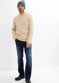 Homme bonprix Jeans|Jean classique à taille élastiquée, bootcut