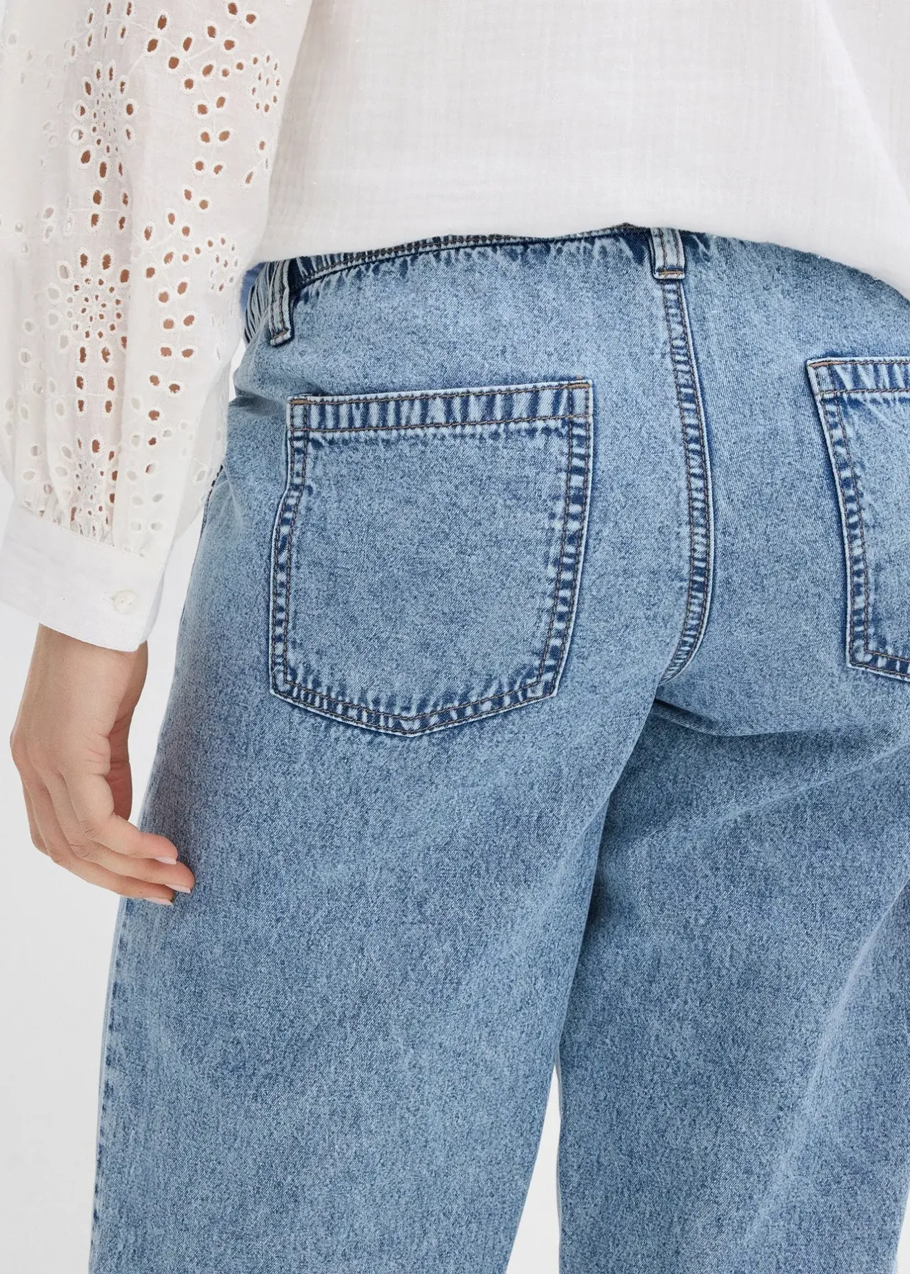 bonprix Jean de grossesse, boyfriend, longueur cheville|Femme Femme Enceinte