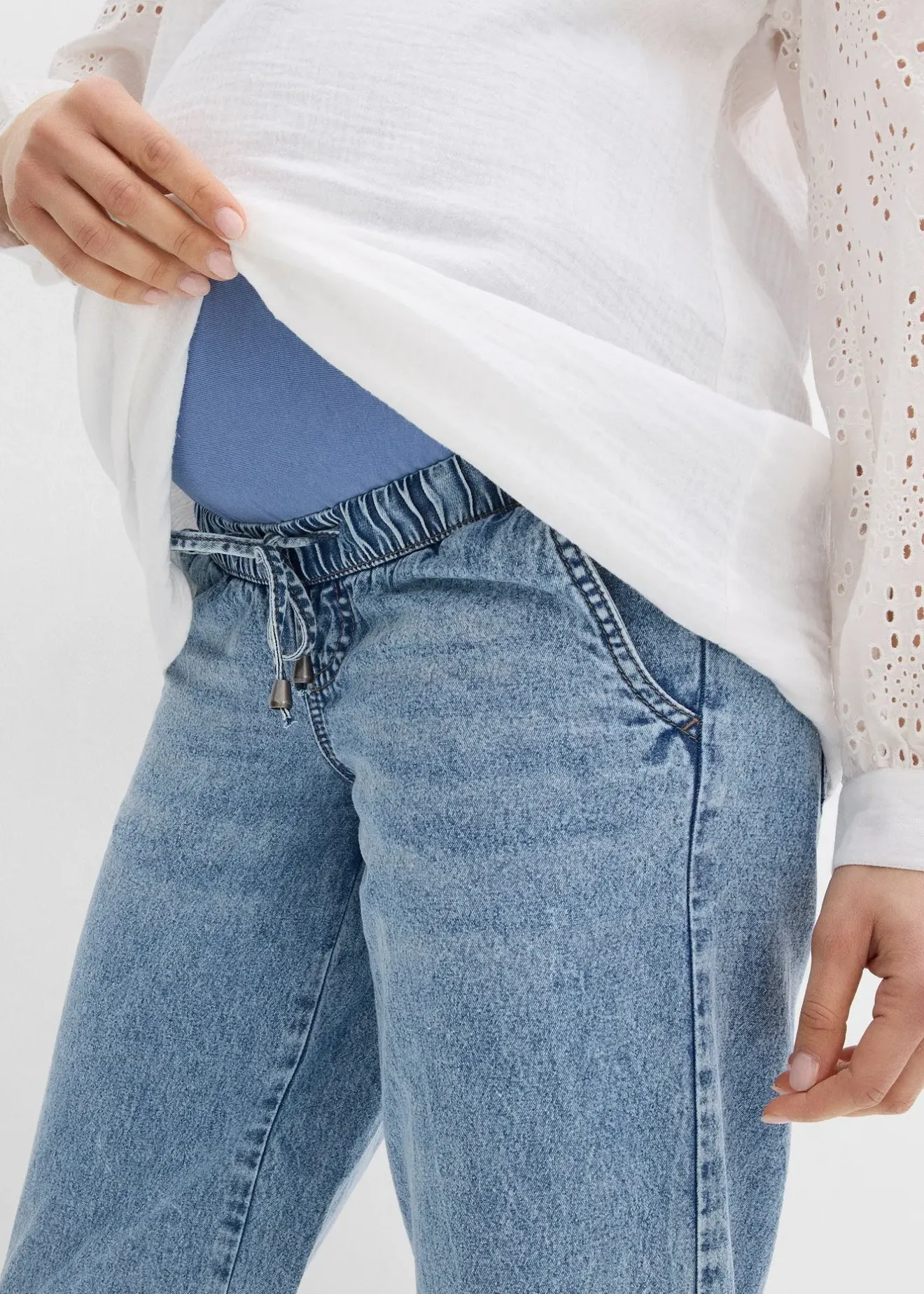 bonprix Jean de grossesse, boyfriend, longueur cheville|Femme Femme Enceinte