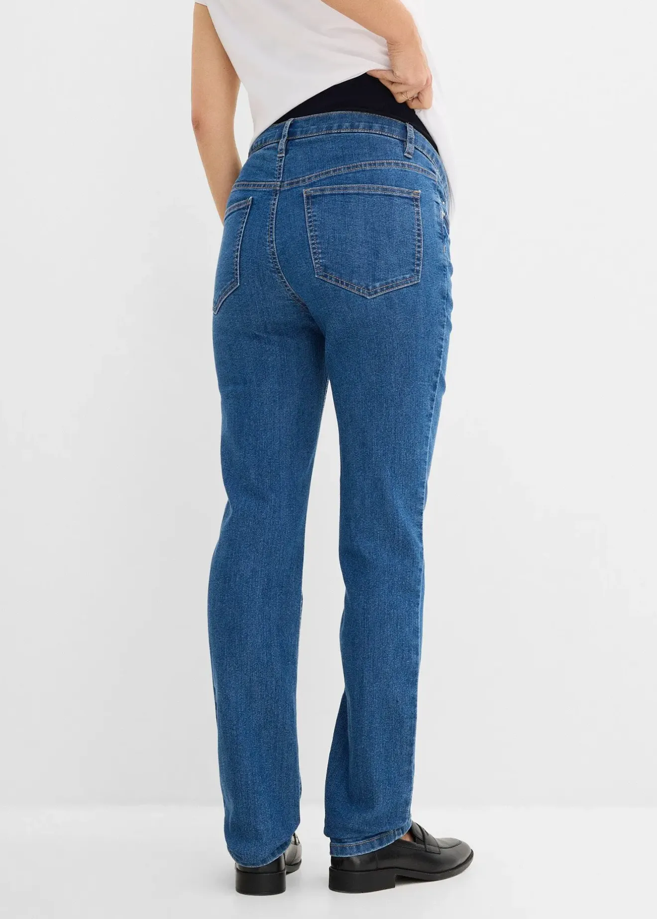 bonprix Jean de grossesse, coupe droite|Femme Femme Enceinte