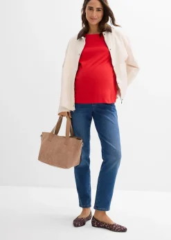 bonprix Jean de grossesse, longueur cheville, droit|Femme Femme Enceinte