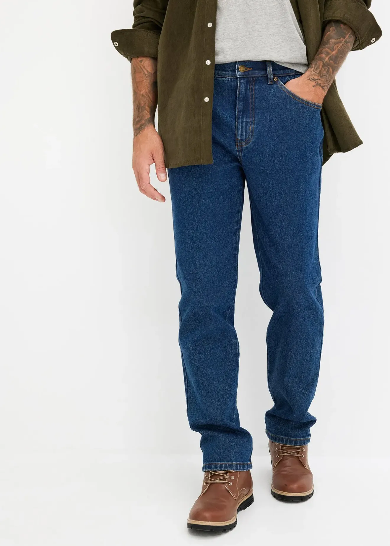 Homme bonprix Jeans|Jean droit classique