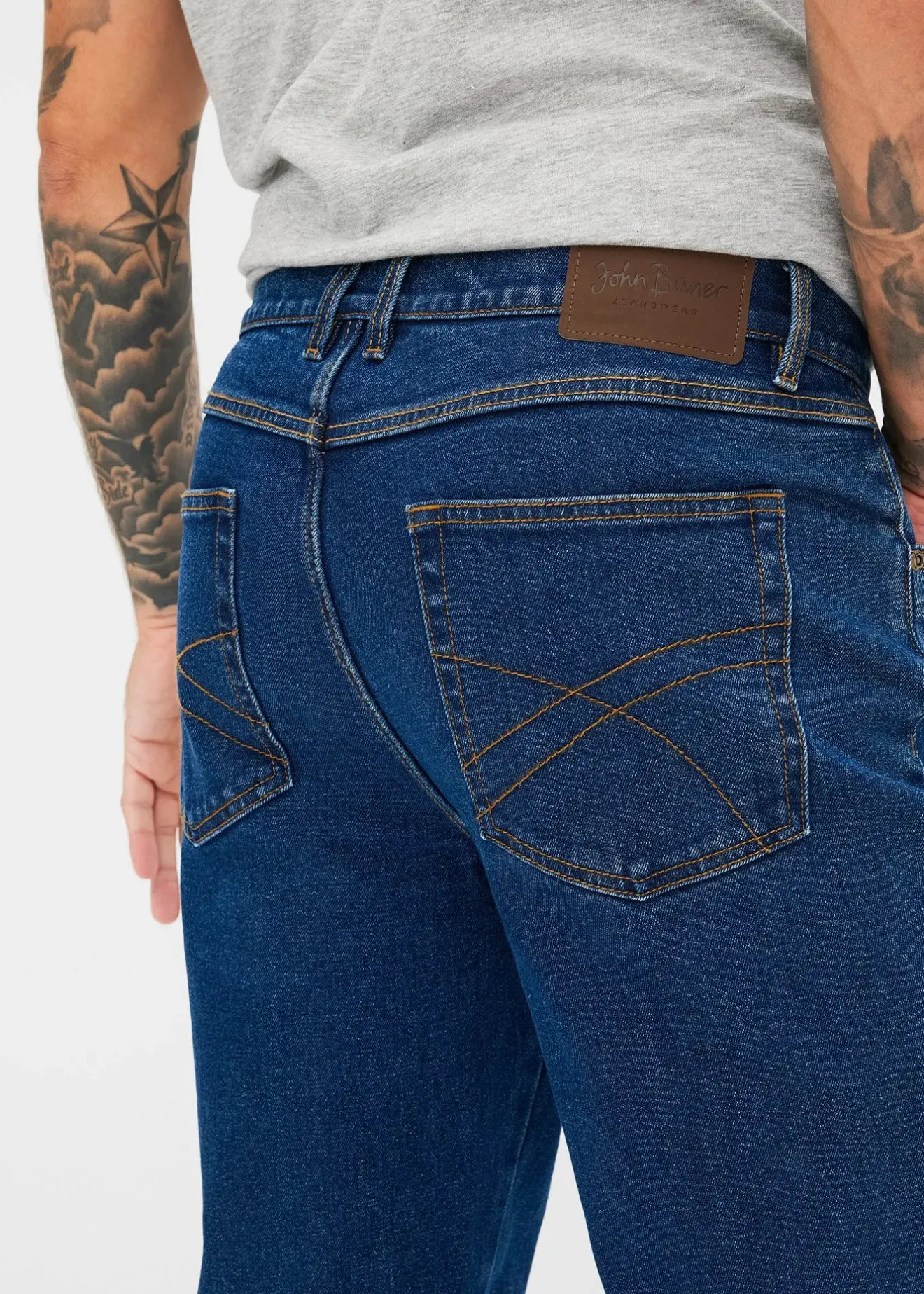Homme bonprix Jeans|Jean droit classique
