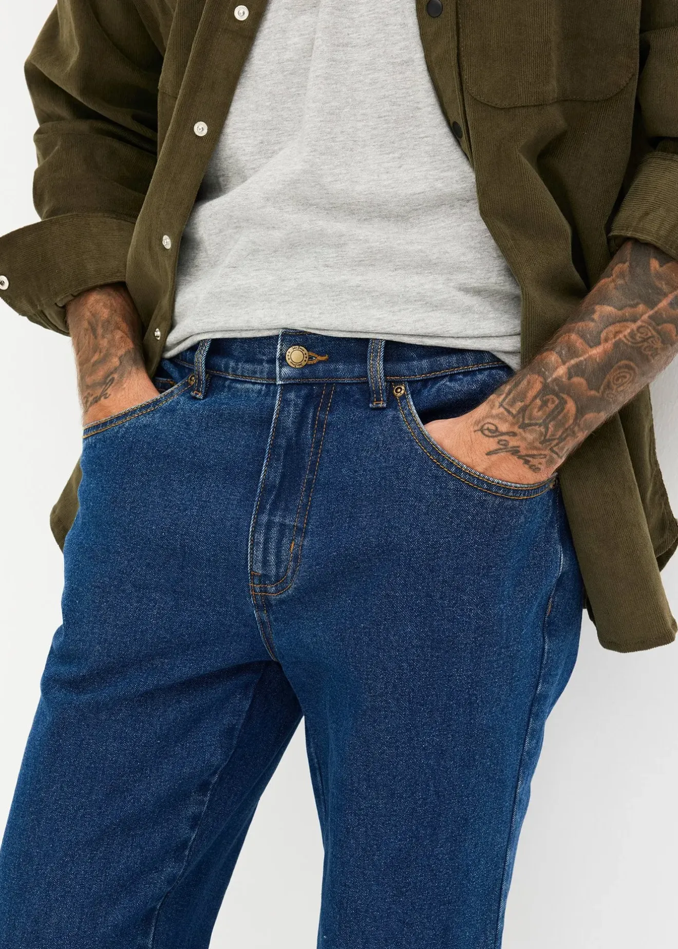 Homme bonprix Jeans|Jean droit classique