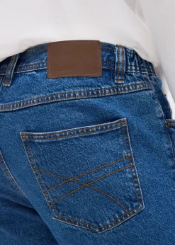 Homme bonprix Jeans|Jean droit classique, taille élastiquée