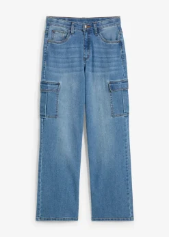 Enfant bonprix Vêtements Enfant|Garçons 9-16 Ans·Jeans|Jean droit et extensible, coupe loose, taille réglable