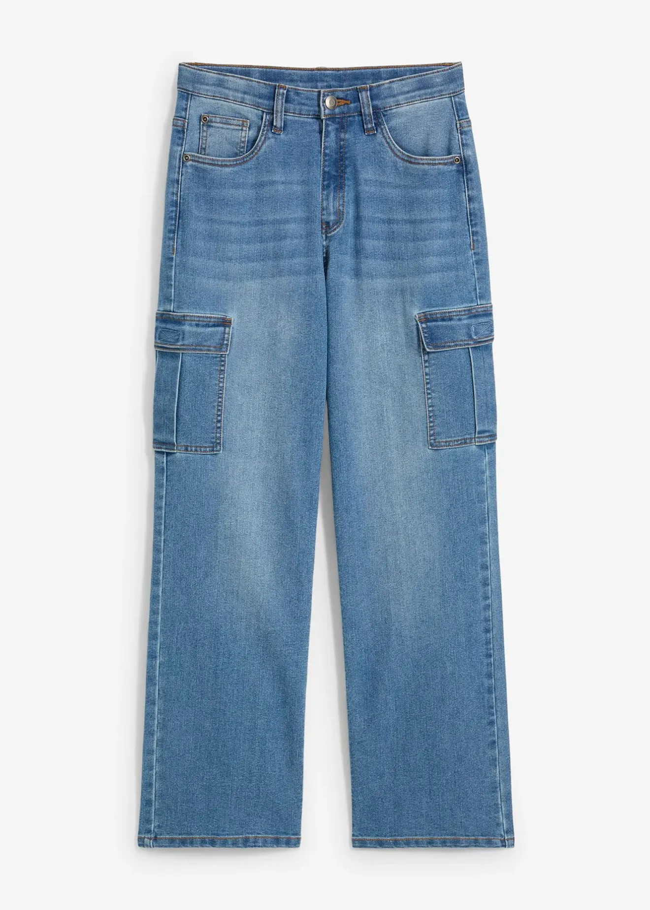 Enfant bonprix Vêtements Enfant|Garçons 9-16 Ans·Jeans|Jean droit et extensible, coupe loose, taille réglable