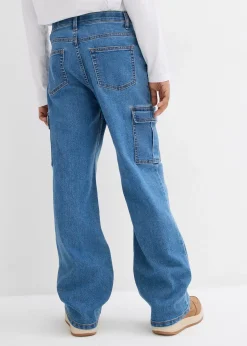 Enfant bonprix Vêtements Enfant|Garçons 9-16 Ans·Jeans|Jean droit et extensible, coupe loose, taille réglable