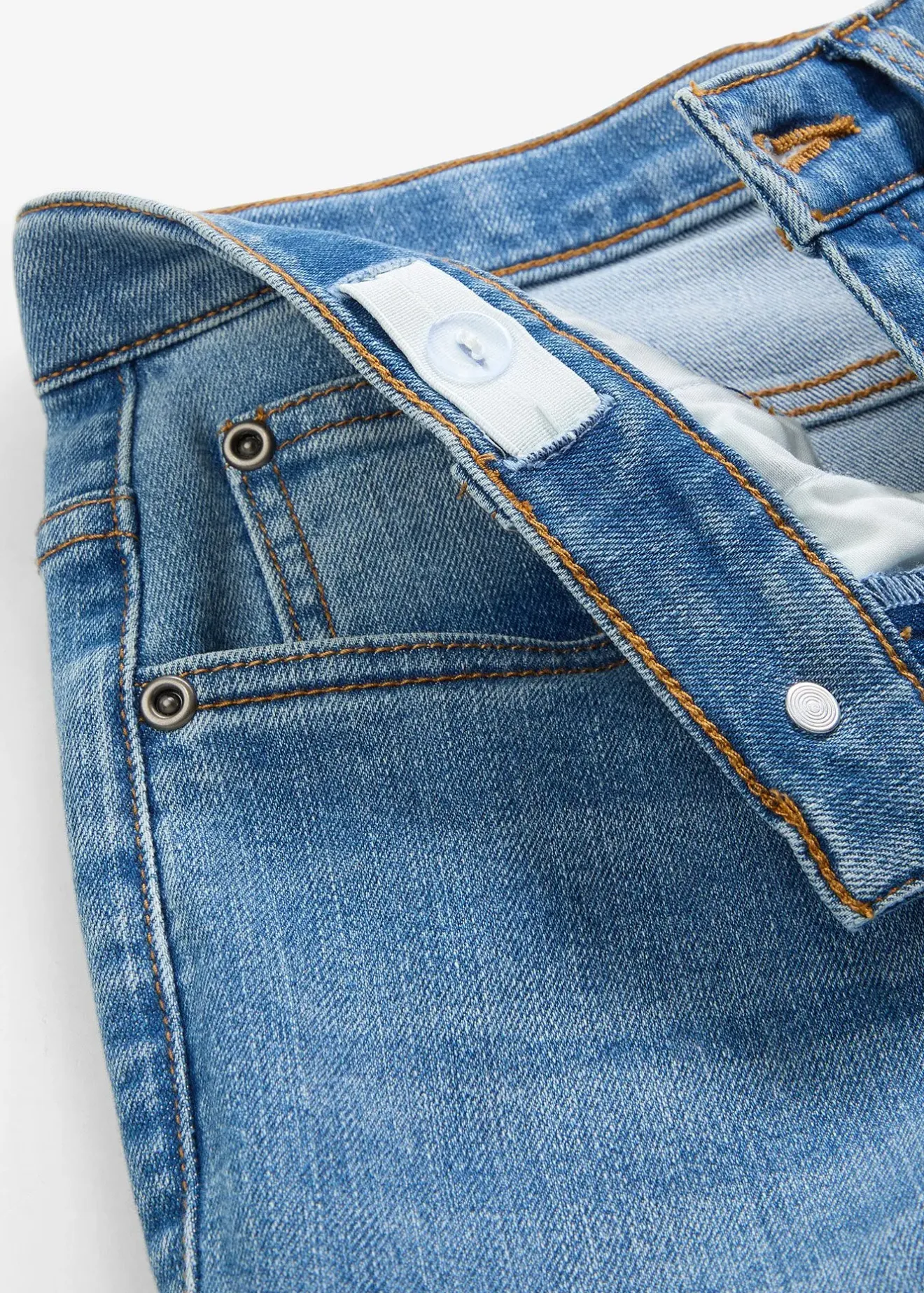 Enfant bonprix Vêtements Enfant|Garçons 9-16 Ans·Jeans|Jean droit et extensible, coupe loose, taille réglable