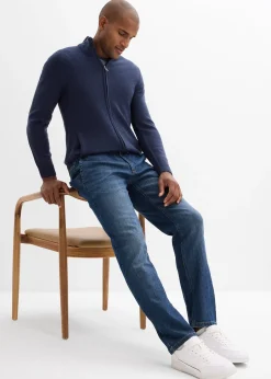 Homme bonprix Jeans|Jean droit et léger à taille élastiquée, regular