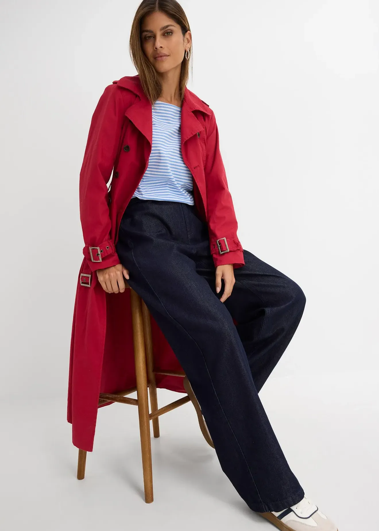 bonprix Jean droit et loose, taille haute|Femme Jeans|Tailles Petite