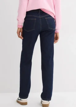 Femme bonprix Tailles Petite|Jeans|Jean droit et loose, taille mi-haute