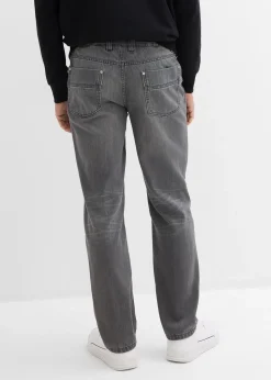 bonprix Jean droit et Regular à taille élastiquée, 100% coton|Homme Jeans