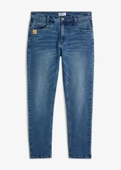 Homme bonprix Jeans|Jean droit extensible en denim épais, Regular