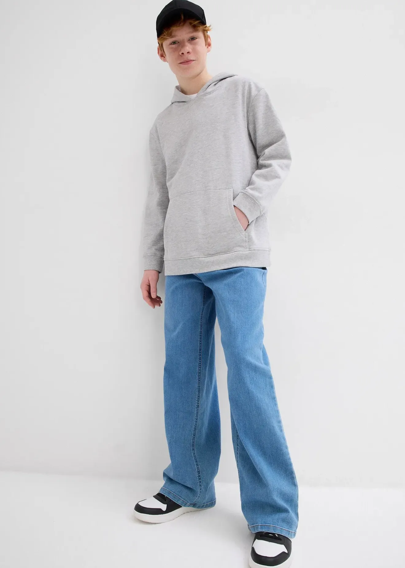 bonprix Jean droit extensible, extra loose|Enfant Vêtements Enfant|Garçons 9-16 Ans·Jeans