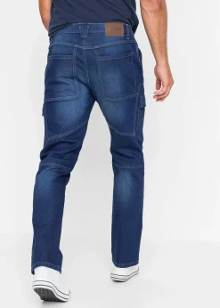 bonprix Jean droit extensible, poches cargo, regular|Homme Jeans|Vêtements De Plein Air