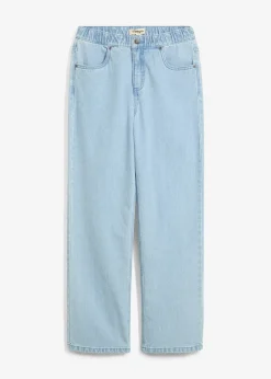 bonprix Jean droit, loose, à taille élastiquée|Enfant Garçons 9-16 Ans·Jeans