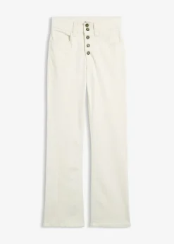 Femme bonprix Jeans|Jean droit taille haute, extensible