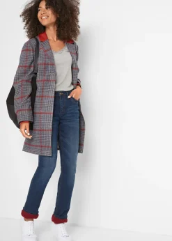 bonprix Jean droit taille haute, thermique|Femme Vêtements Thermiques|Jeans