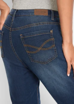 bonprix Jean droit taille haute, thermique|Femme Vêtements Thermiques|Jeans