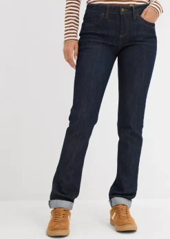 Femme bonprix Jeans|Tailles Petite|Jean droit taille mi-haute, extensible