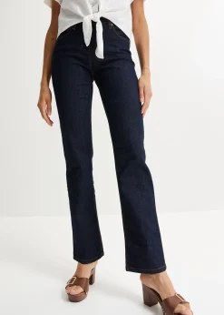 Femme bonprix Jeans|Tailles Petite|Jean droit taille mi-haute, extensible