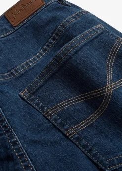 bonprix Jean droit taille mi-haute, extensible|Femme Tailles Petite