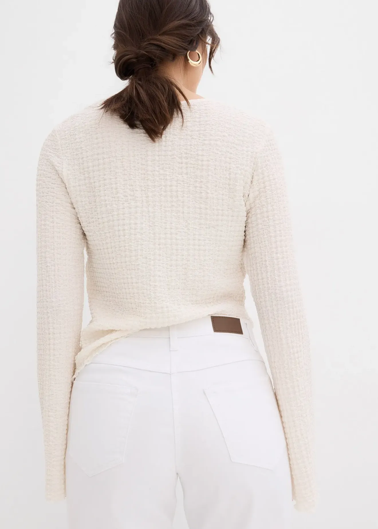 Femme bonprix Jeans|Tailles Petite|Jean droit taille mi-haute, extensible