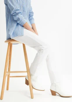 Femme bonprix Jeans|Tailles Petite|Jean droit taille mi-haute, extensible