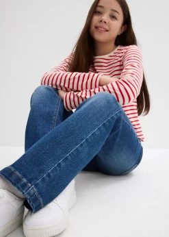 Enfant bonprix Vêtements Enfant|Filles 9-16 Ans·Jeans|Jean droit taille mi-haute