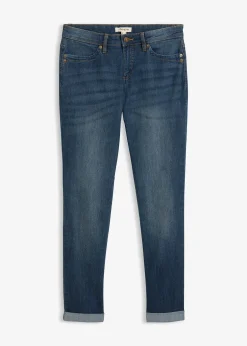 Femme bonprix Jeans|Jean droit taille mi-haute, extensible