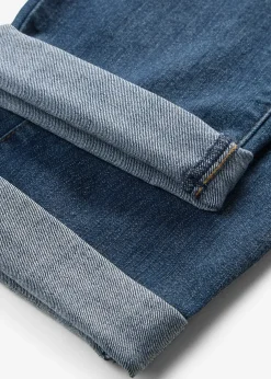 bonprix Jean droit taille mi-haute, extensible|Femme Tailles Petite